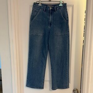 Just USA Wide Leg Ankle Denim Jeans